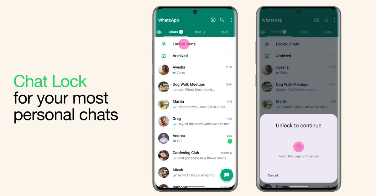 whatsApp net will soon bring a chat lock feature