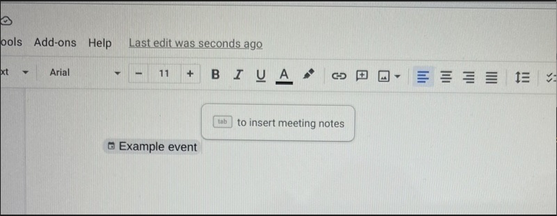 Meeting Notes- Google Calendar and Meet