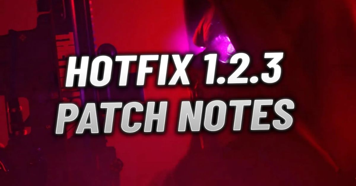 final hotfix 1.2.3 patch notes