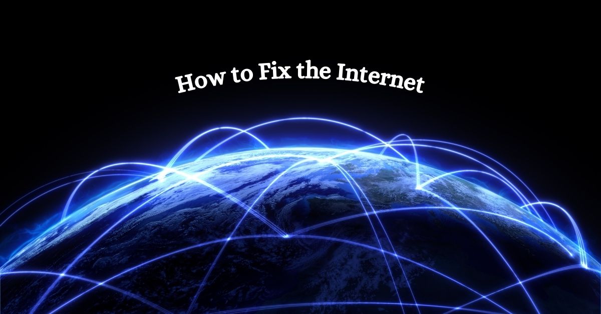 how to fix the internet connection
