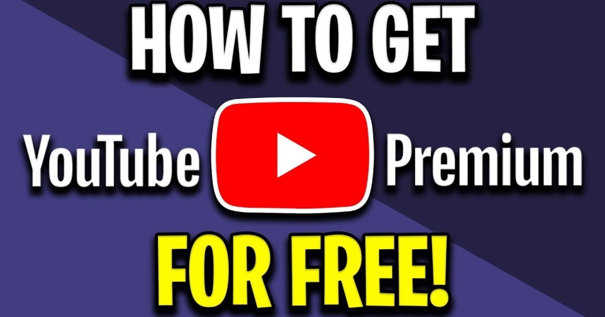 how to get YouTube premium without spending any money