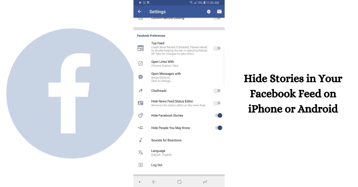 how to hide stories in your facebook feed