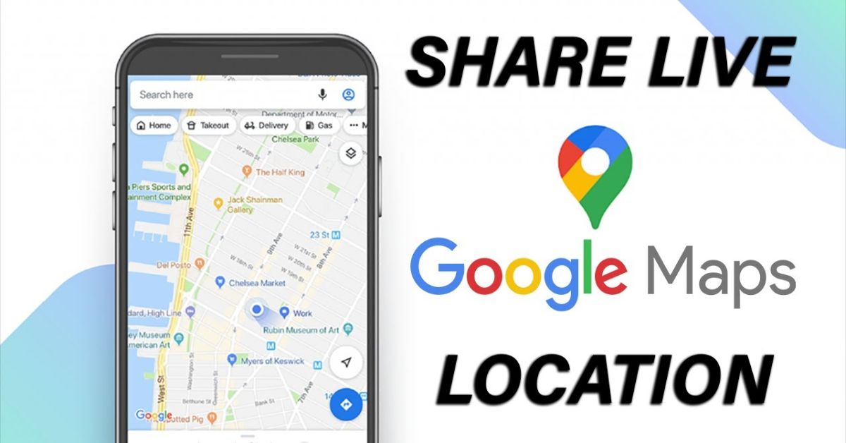 how to share my live location using google maps
