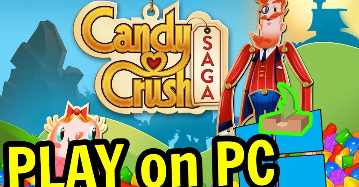 how to download and play candy crush saga on laptoppc
